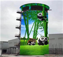 火電廠130米磚煙囪防腐美化獨(dú)立工藝